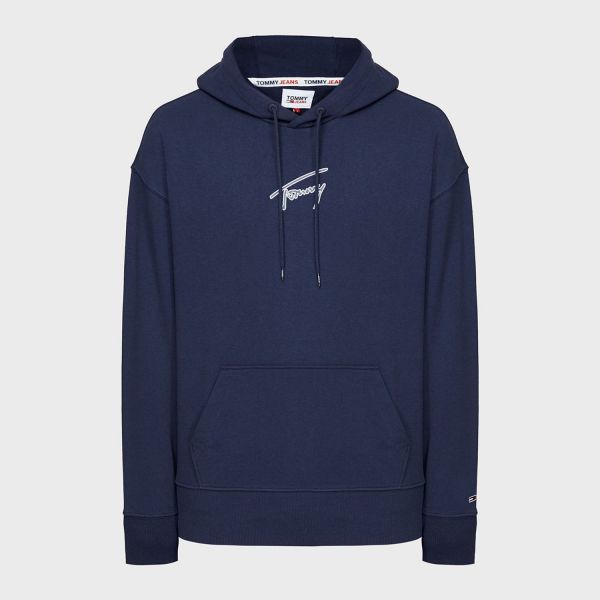 Худи Tommy Hilfiger TJM RLXD Signature Hoodie Twilight Navy