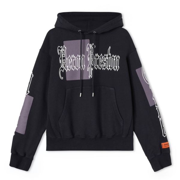 Худи Heron Preston Gothic Color Blocks Hoodie Black Grey