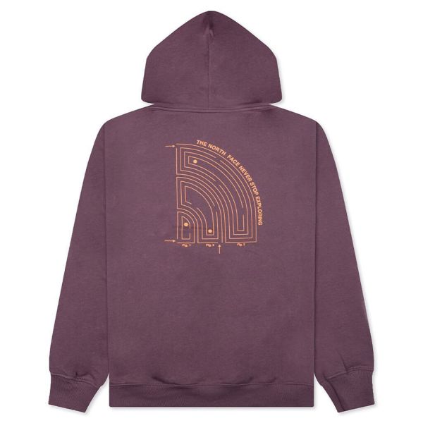 Худи The North Face M Brand Proud Hoodie Midnight Mauve