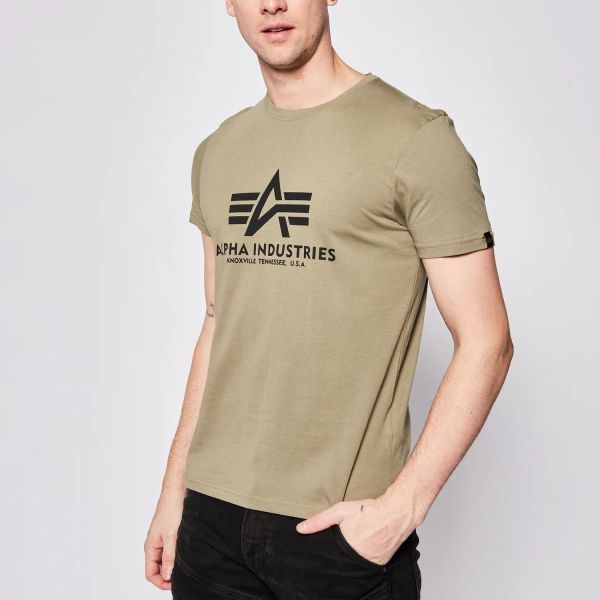 Футболка Alpha Industries 100501 light olive