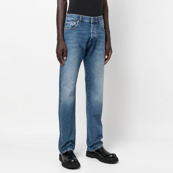 Джинси Heron Preston Denim Slim 5 Pockets Vintage Blue No Color