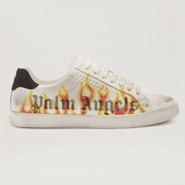 Кеды Palm Angels Palm 1 Sprayprint White Yellow