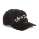 Кепка Palm Angels Life is Palm Baseball Cap Black White
