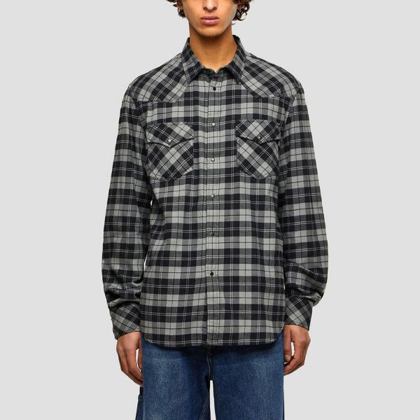 Рубашка Diesel S-East-Long-CHK Shirt