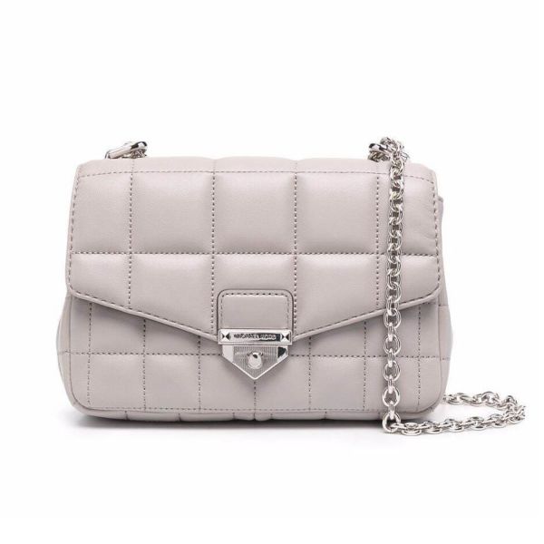 Сумка Michael Kors Soho Pearl Grey Chain SHLDR