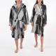 Халат Diesel Washed Color Cap Bathrobe Hood Black