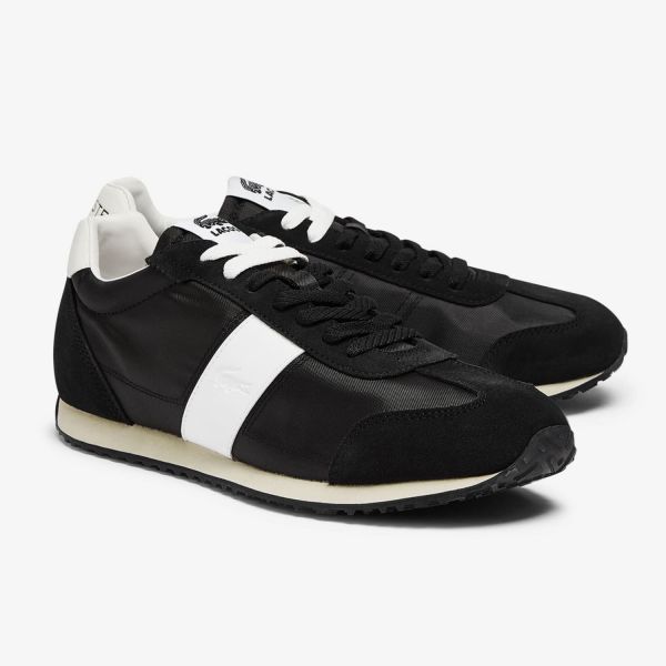 Кросівки Lacoste Court Pace 0721 2 SMA Textile BLK/OFF WHT