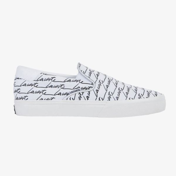 Слипоны Lacoste Jump Serve Slip 07224 CMA WHT/BLK Canvas