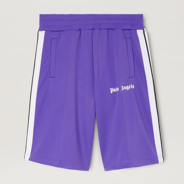 Шорты Palm Angels Classic Track Shorts Purple White