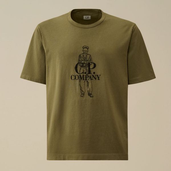 Футболка C.P. Company 18CMTS288A 006057O 669