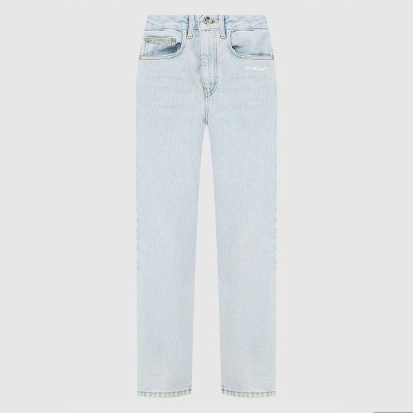 Джинси Off White Diag Straight Leg Light Blue