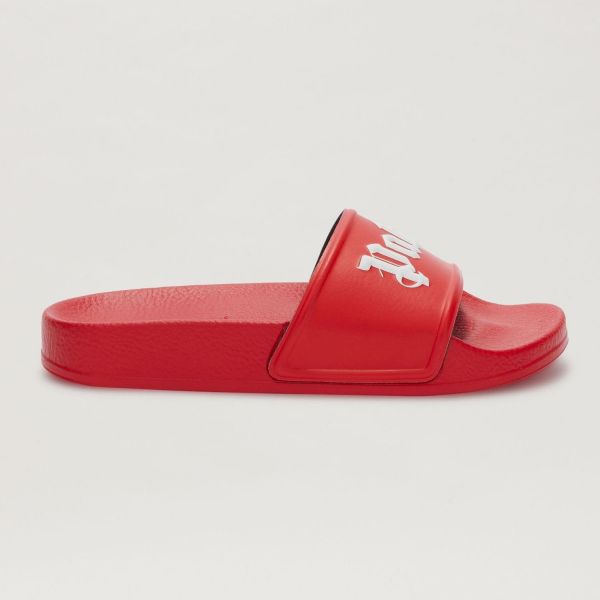 Шльопанці Palm Angels Pool Slider Red White