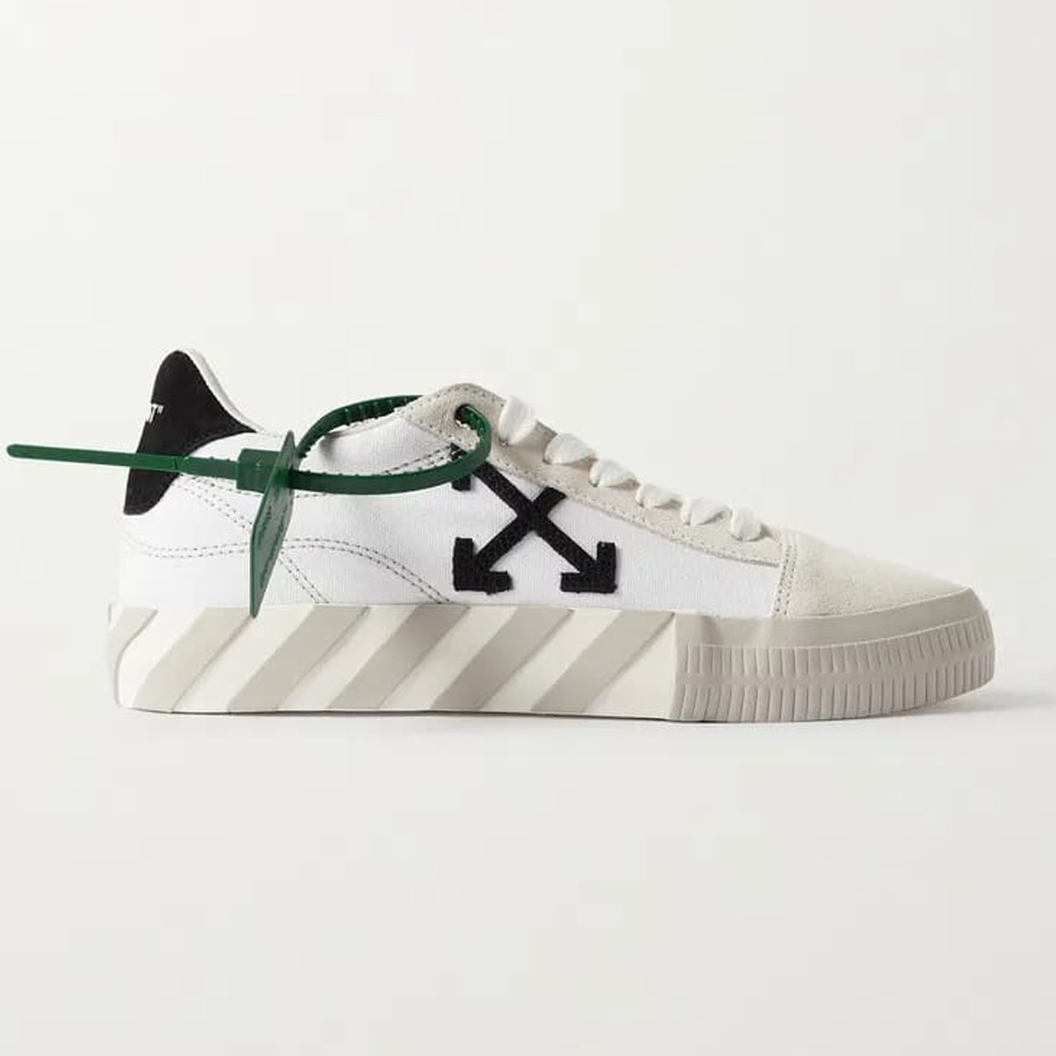 Кеди Off White Low Vulcanized Canvas/Sued White Black за