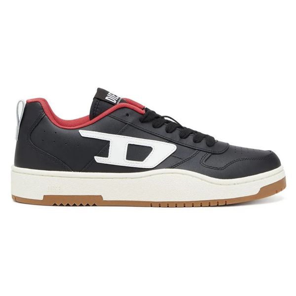 Кеди Diesel S-Ukiyo V2 Low Jet Black/White/High Risk Red