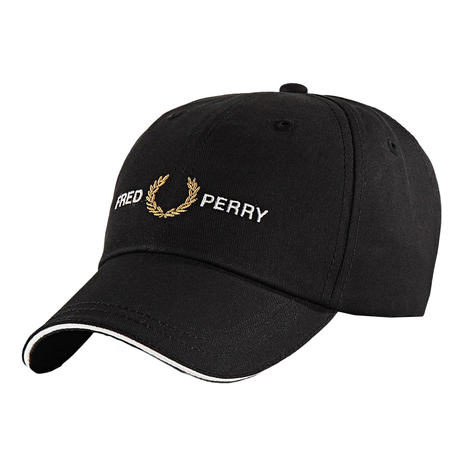 Кепка Fred Perry Emboidered Graphic cap in black