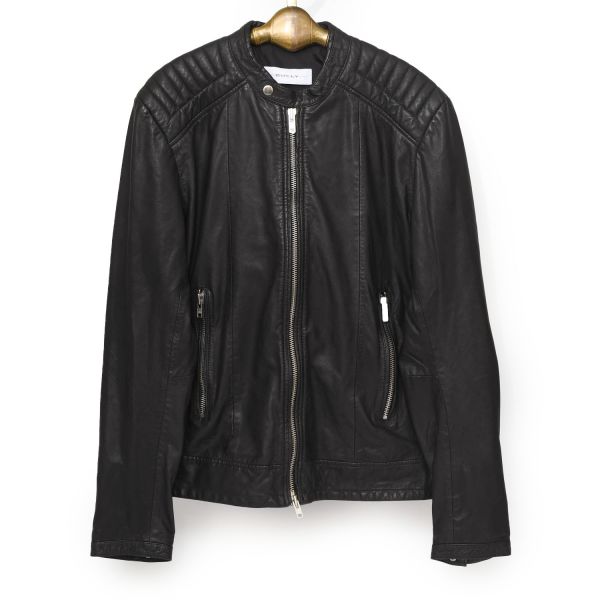 Шкіряна куртка Bully 3104 Black