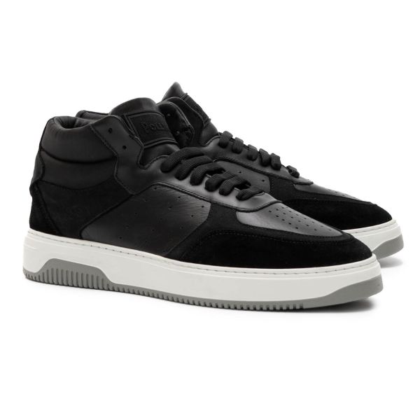 Кеди Pollini Sneakeru.Extra35 Mix Nero/Nero