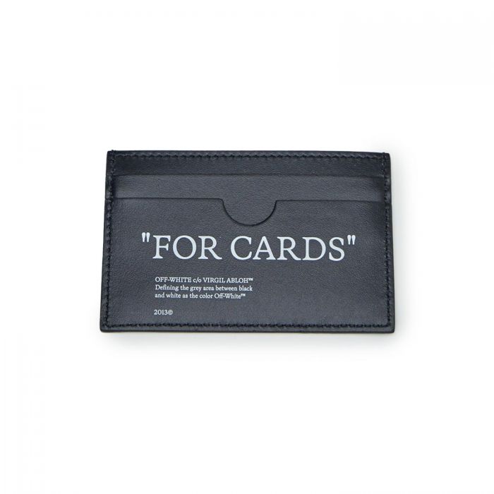 Картхолдер Off White Quote Bookish Card Case Black White