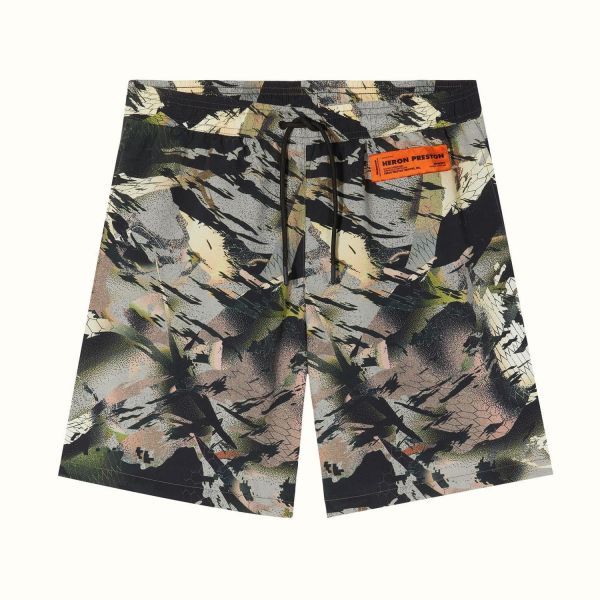 Плавальні шорти Heron Preston Nylon Swimshorts Camou Green