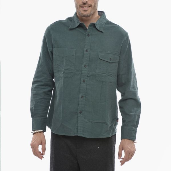 Овершорт Woolrich Solid Chamois Shirt Pine