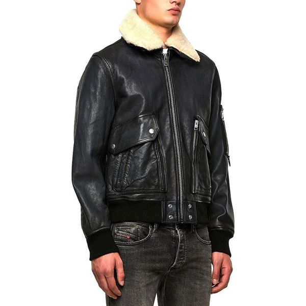 Кожаная куртка Diesel L-Stephen Jacket