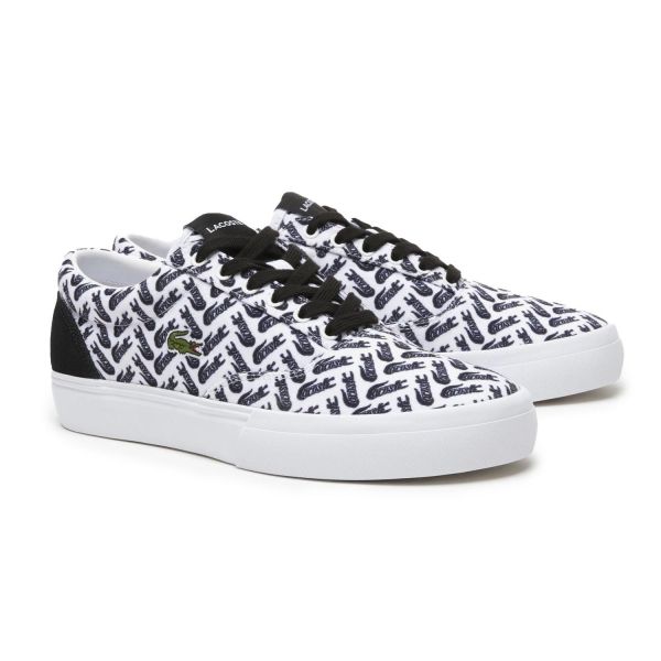 Кеды Lacoste Jump Serve Lace 123 3 CMA WHT/BLK Textile 745CMA0024147