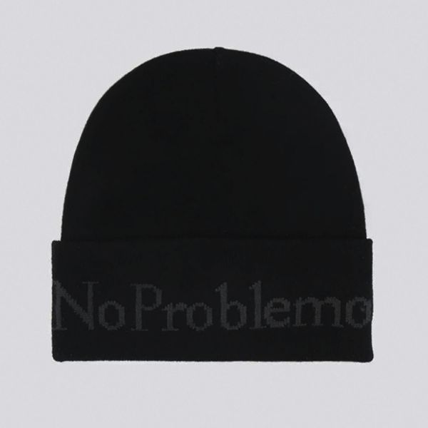 Шапка Aries No Problemo Beanie Black/grey