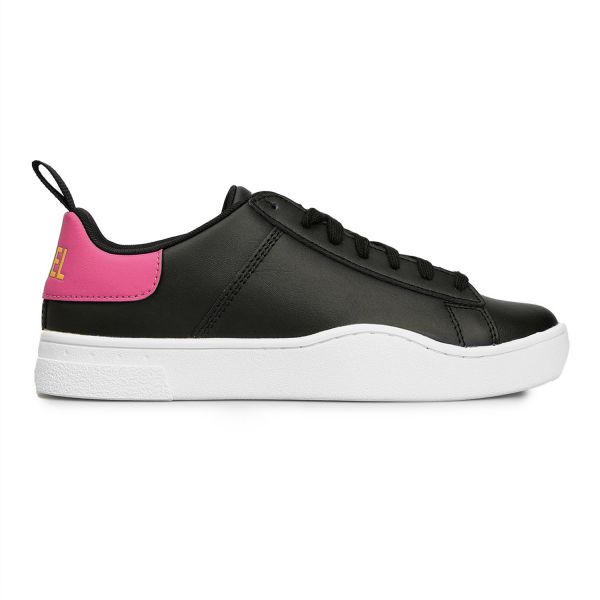 Кеды Diesel S-Clever Low Lace W Black/Fuchsia Rose/Golden Rod