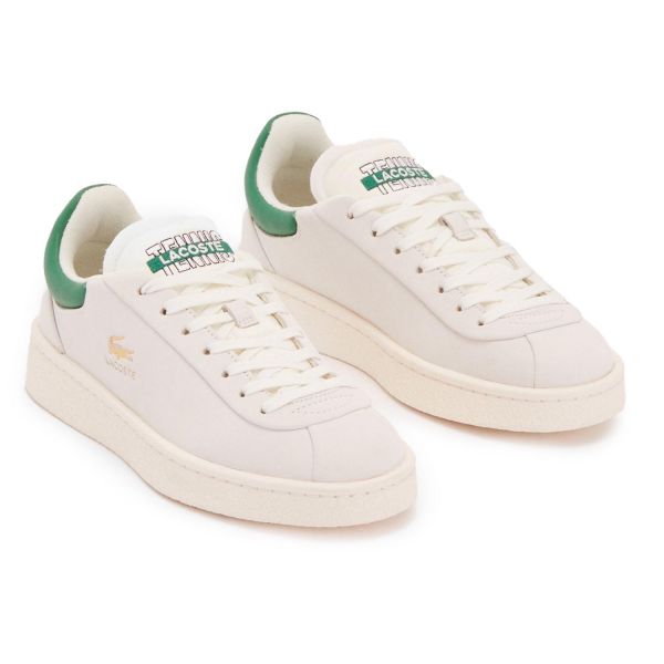 Кеды Lacoste Baseshot PRM 124 1 SMA WHT/GRN 747SMA0040082