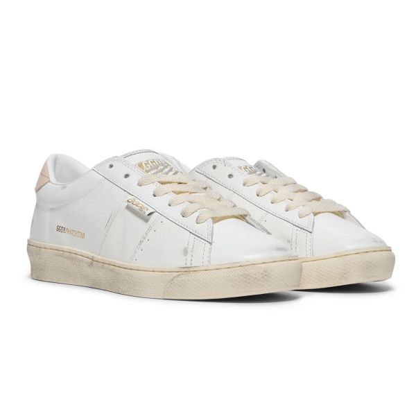 Кеды Golden Goose Matchstar White/Pink