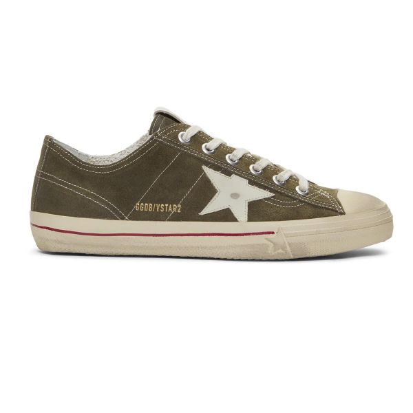 Кеди Golden Goose V-Star 2 Dark Green/Ivory