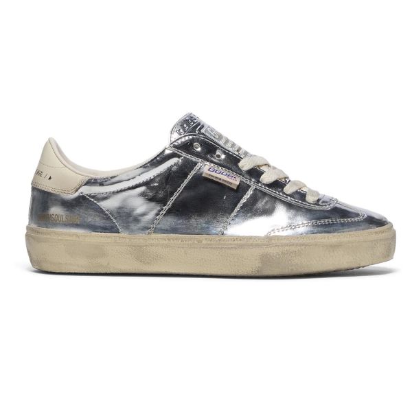 Кеды Golden Goose Soul Star Silver/Cream