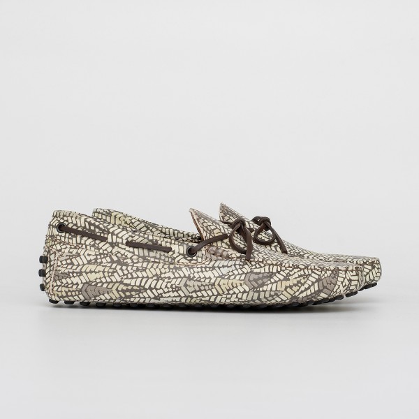 Мокасины Tod's Laccetto Occhielli Gommini WG 9TB Tortora Testa MO