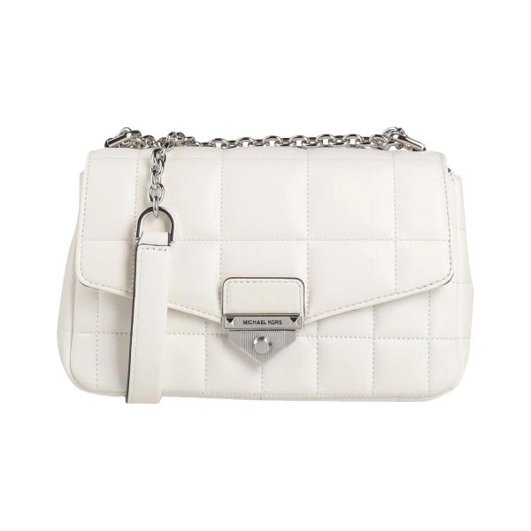 Сумка Michael Kors Soho White Chain SHLDR