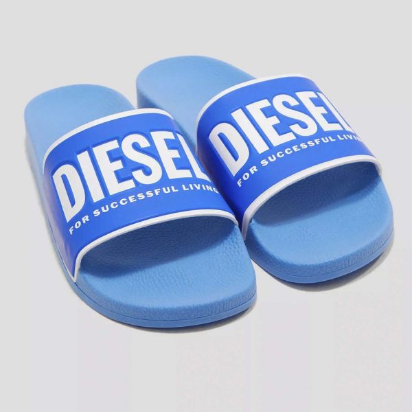 Шлепанцы Diesel SA-Valla Azure Blue/Star Whit