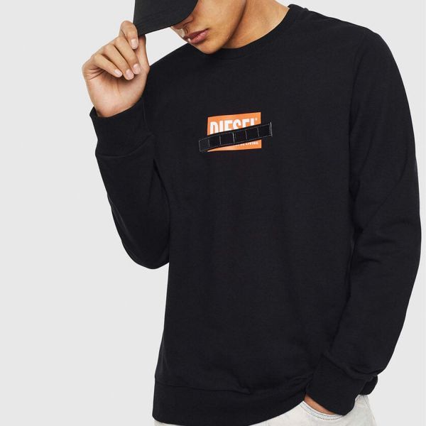 Свитшот Diesel S-Girk-S4 Felpa black
