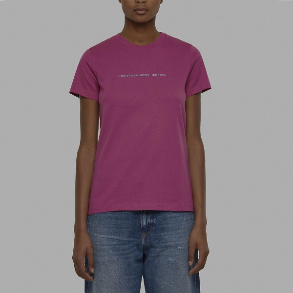 Футболка Diesel T-Sily-Copy T-shirt pink