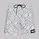 Плавальні шорти Lagerfeld KL22MBM03 Karl All-Over White