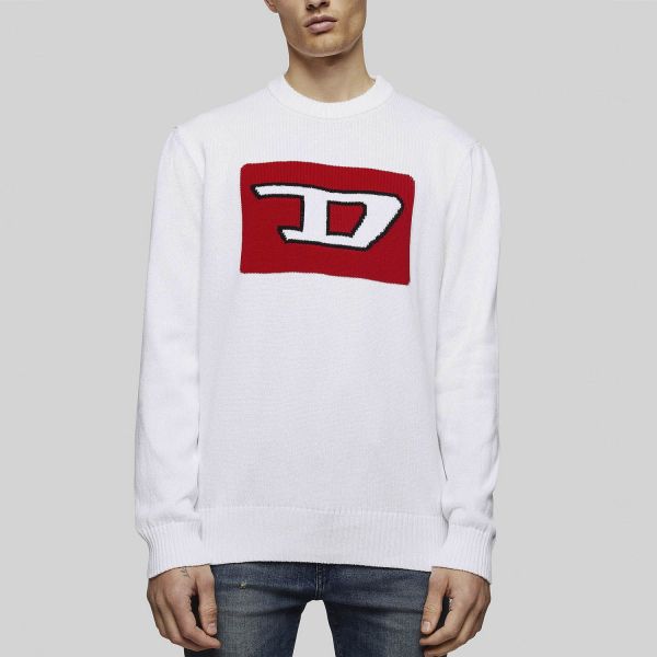 Свитшот Diesel K-Logox-B Pullover white