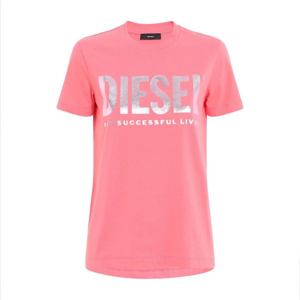 Футболка Diesel T-Sily-WX Maglietta pink