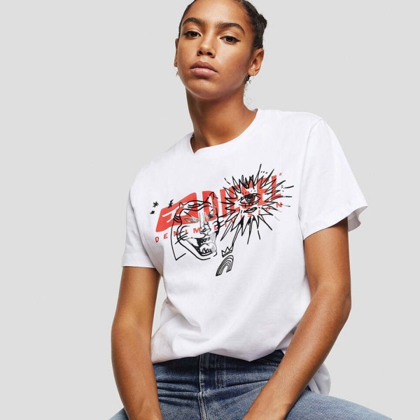 Футболка Diesel T-Dariia-YX white