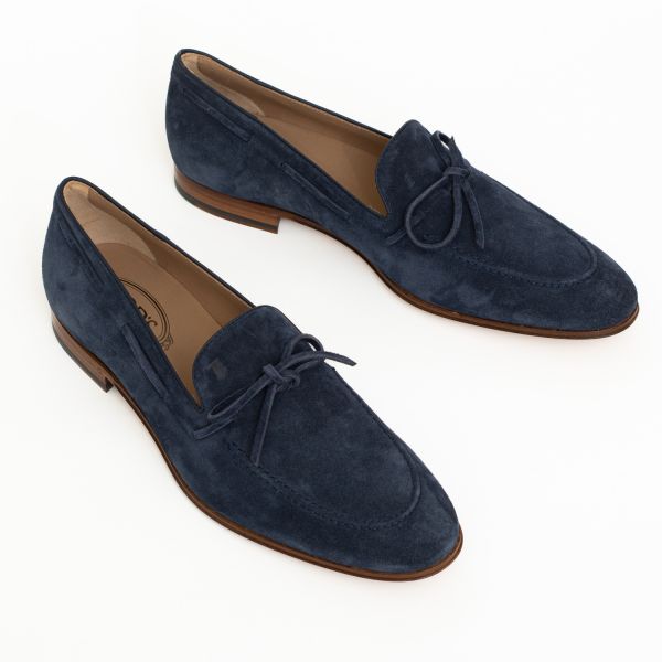 Лофери Tod's Mocassino Laccetto Cuoio 86A BYE Blu Navy