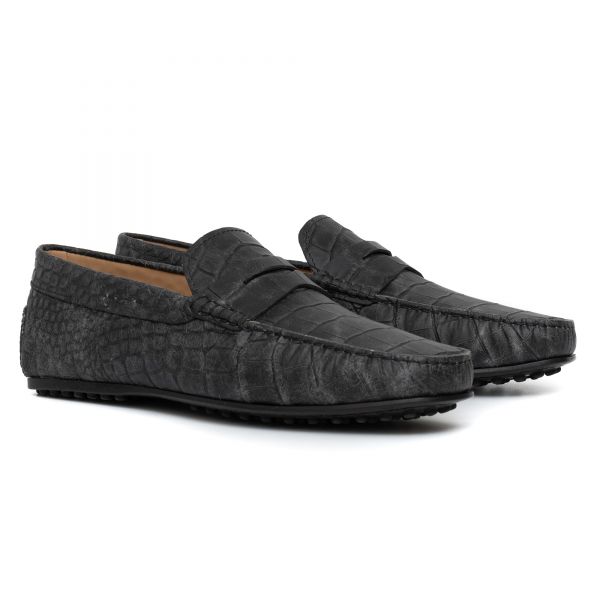 Мокасины Tod's Mocassino City Gommino Cap Nero