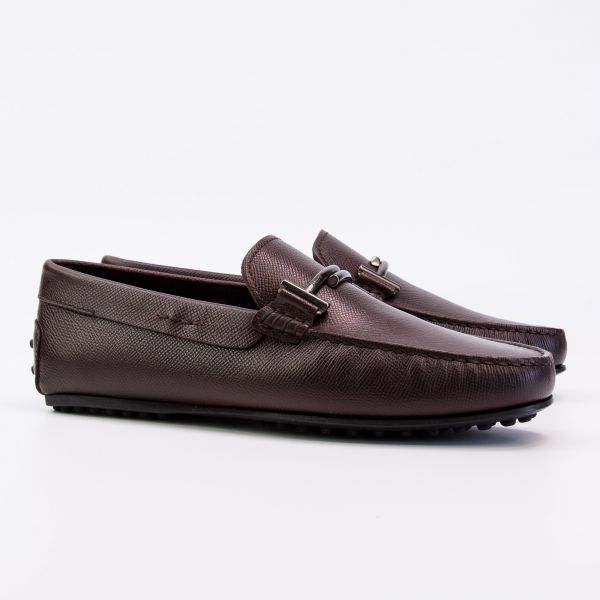 Мокасины Tod's Doppia T City Gommino OSE Bordeaux