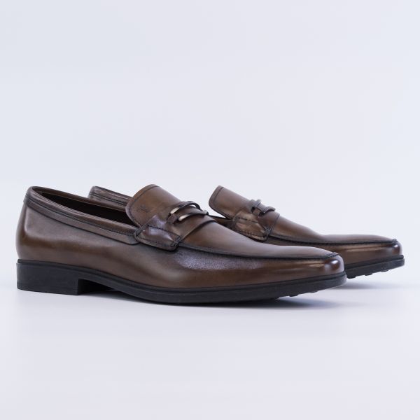 Лофери Tod's Moc. Mors. Baffo Fondo Gomma 44A D9C Cacao