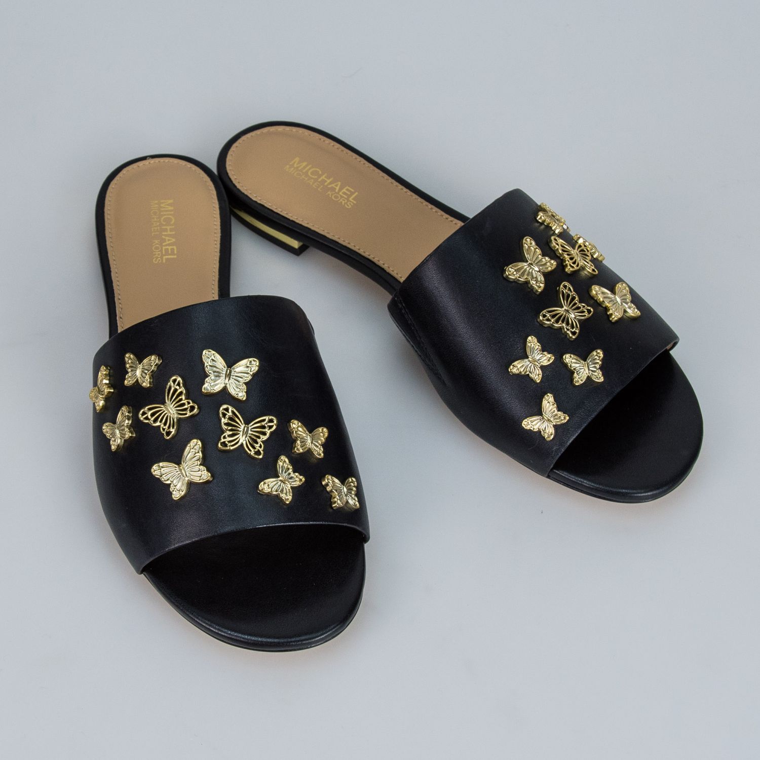 Michael Kors Tara Slide Black brand centr