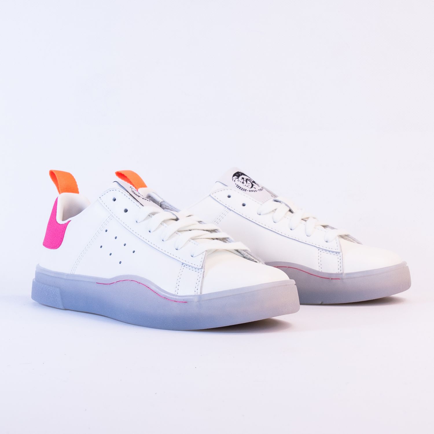 Кеди Diesel S-Clever Low W Star White/Pink Fluo