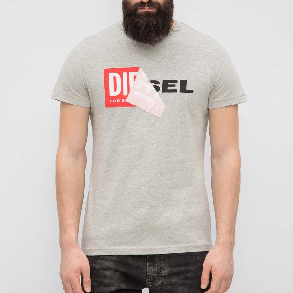 Футболка Diesel T-Diego-QA T-Shirt Grey