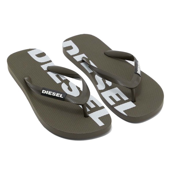 Шльопанці Diesel SA-Briian Olive Night/White