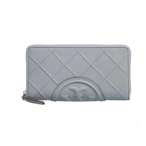 Гаманець Tory Burch Fleming Soft Zip Continental Wallet Slate